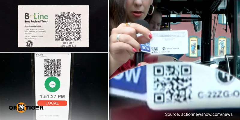 Butte transit QR codes
